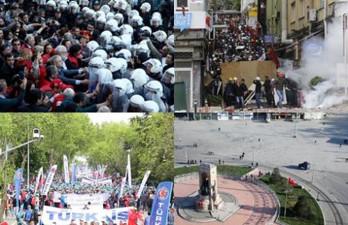 İstanbulda Binlerce Yaralı, 266 Gözaltı!