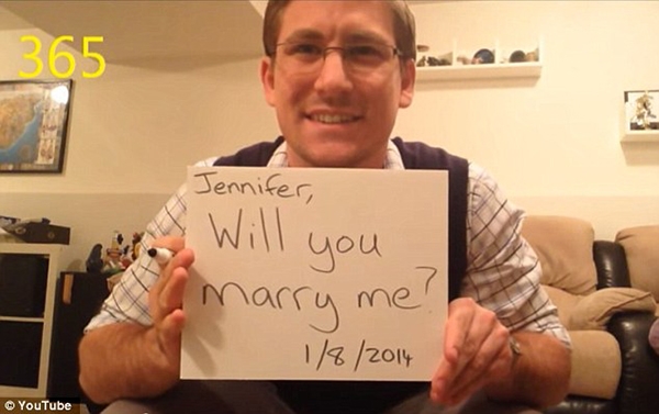 1 yıl boyunca evlenme teklif etti, kız arkadaşı fark etmedi!