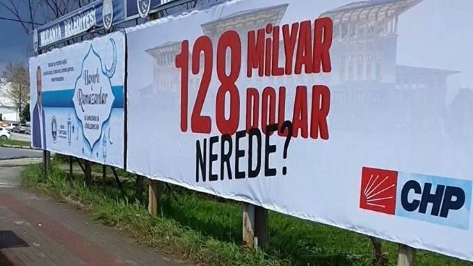 '128 Milyar Dolar Nerede?' afişine en üst sınırdan ceza