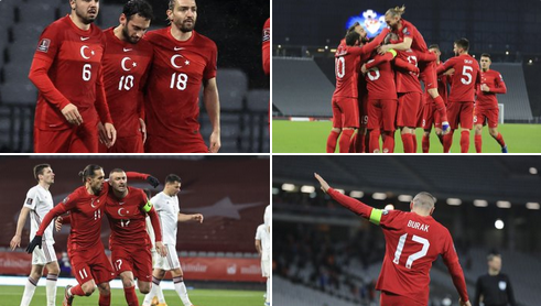 2022 FIFA Dünya Kupası Elemelerinde Türkiye, Letonya ile 3-3 berabere kaldı