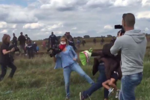 Mülteciye çelme takan Macar kameraman düşürdüğü adama dava açıyor!