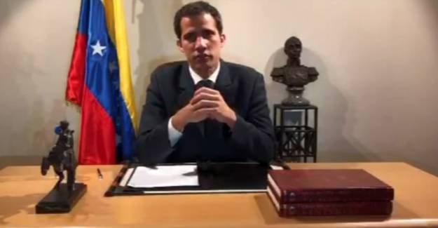 ABD'nin emrindeki Guiado, Venezuela'da darbe için askere ve halka çağrı yaptı