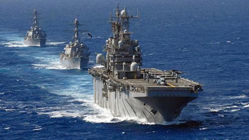 ABD savaş gemisi Basra'da!