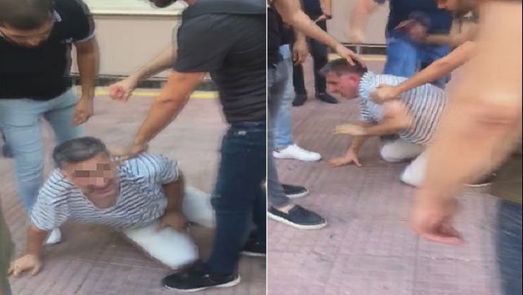Adana'da sokak ortasında cinsel organını çıkaran kişi darp edildi!