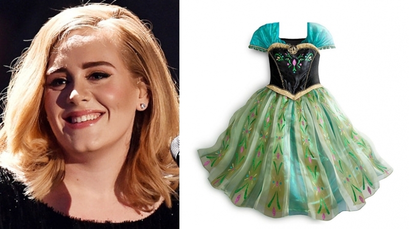 Adele, oğluna Prenses Anna'nın elbisesini giydirdi!