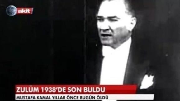 Akit'e Atatürk yayını için suç duyurusu!