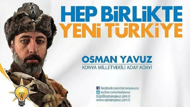 AKP'li adayın seçim afişi olay oldu!