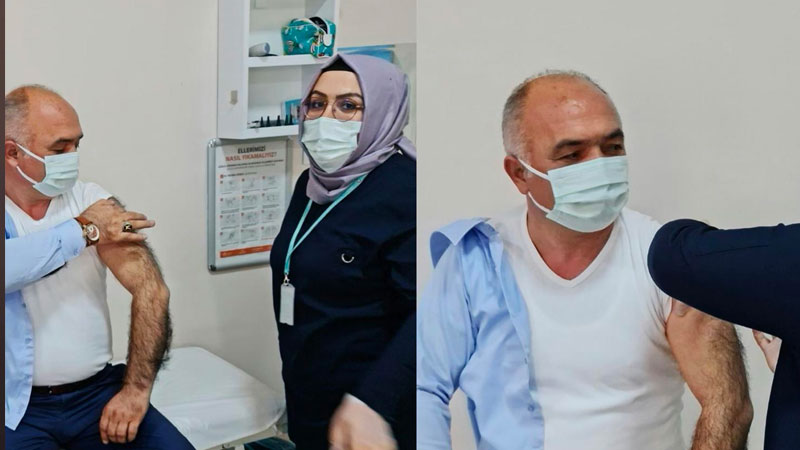 AKP’li Dodurga Belediye Başkanı Aydın sırası gelmeden aşı oldu