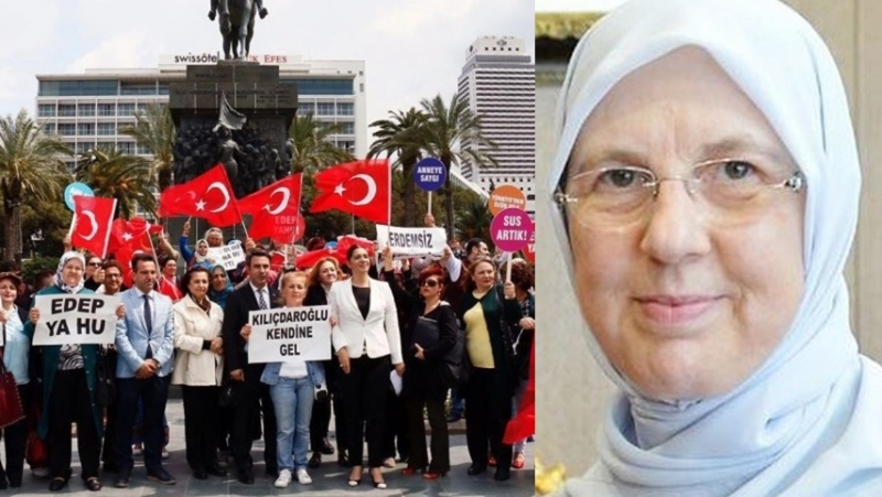 AKP'li kadınlardan Aile Bakanı'na destek!