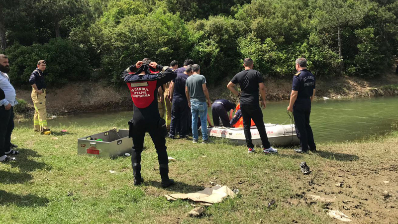 Alibeyköy Baraj Gölü'ne giren iki çocuğun cansız bedenine ulaşıldı