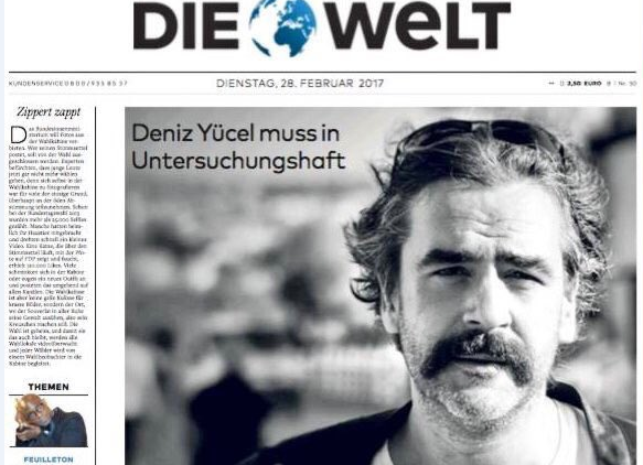 Alman gazete, muhabirinin Türkiye'de tutuklanmasını manşete taşıdı