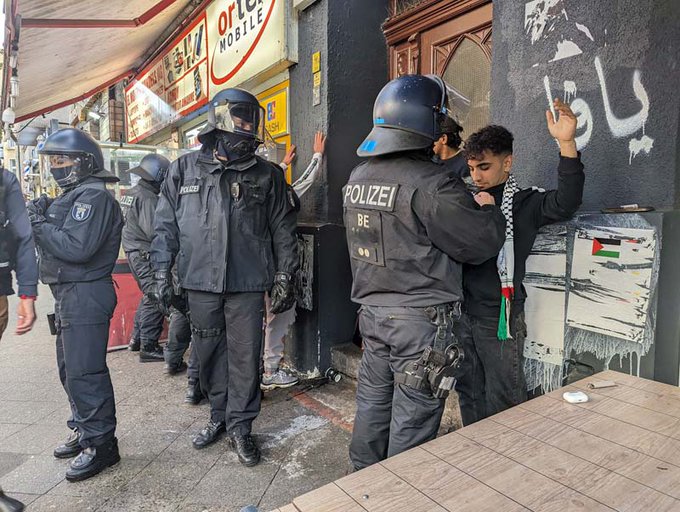 Almanya’da Filistin’e destek eylemine polis müdahalesi