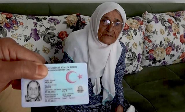 Amasya'da yaşayan Şeker nine, 119 yaşında 