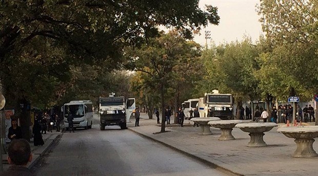 Ankara'da eyleme polis müdahalesi!