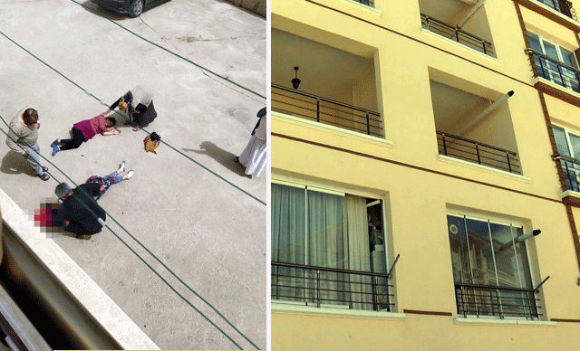 Ankara'da gelin- görümce balkondan düştü