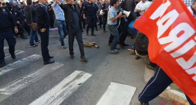 G20 protestosuna polis müdahale etti!