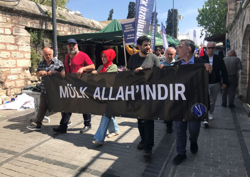 Antikapitalist Müslümanlardan; Saraçhane Parkı'nda, 1 Mayıs kutlaması