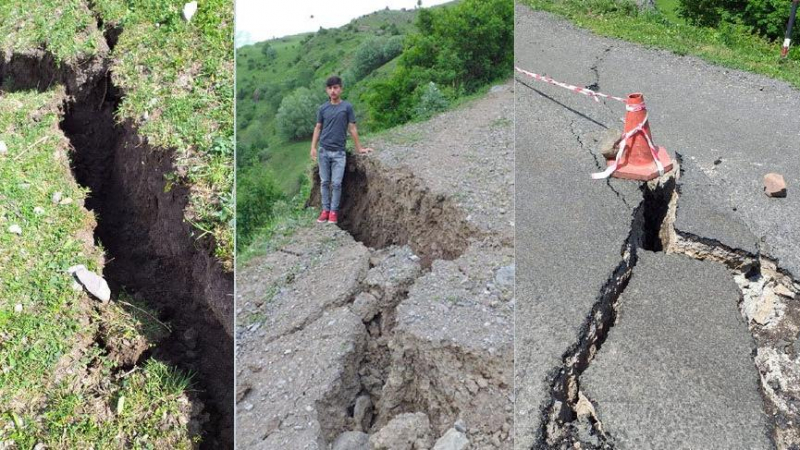 Ardahan’da bir köy heyelan riski nedeniyle boşaltıldı