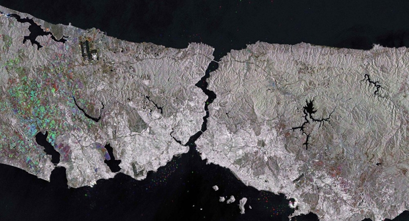 Avrupa Uzay Ajansı İstanbul Boğazı'nı görüntüledi