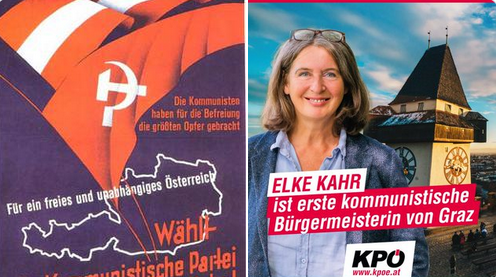 Avusturya'nın ilk komünist belediye başkanı Elke Kahr yemin ederek göreve başladı