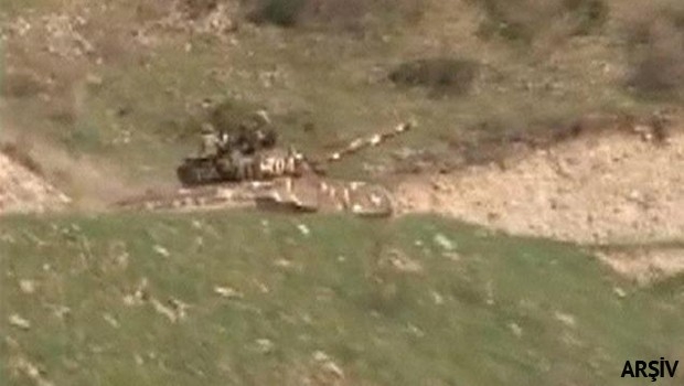 Azerbaycan, Ermenistan ordusuna ait tankı vurdu!