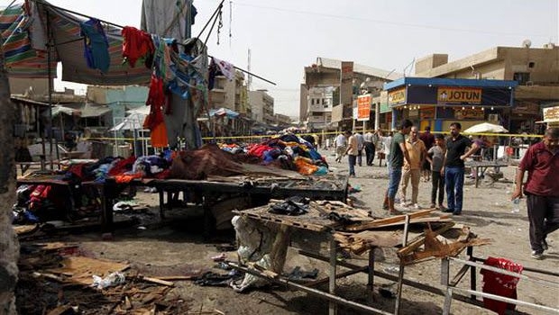 Bağdat'ta canlı bomba saldırısı! 14 ölü...