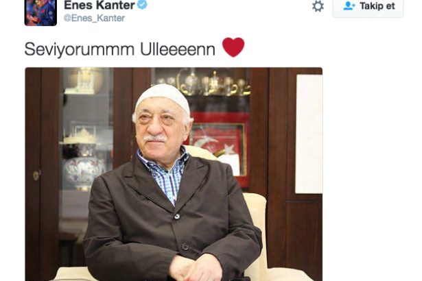 Basketbolcu Enes Kanter'in Fethullah Gülen sevgisi!
