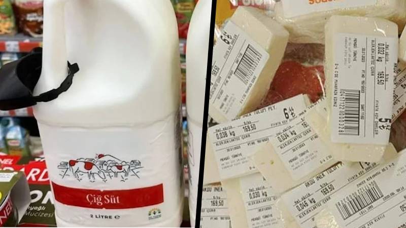 Bazı marketler süte alarm taktı, peyniri dilimle satmaya başladı