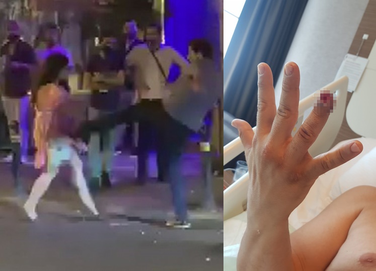 Beyoğlu'nda güvenlikçinin parmağını ısırarak koparan kadın tutuklandı