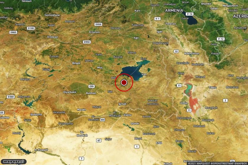 Bitlis'te 3.9 ve 4.1 büyüklüğünde deprem