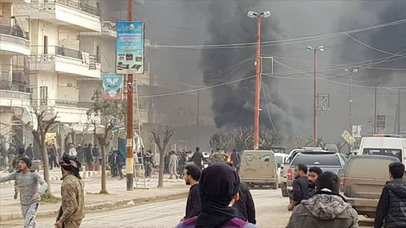 Bomba yüklü aracın patladığı Afrin'de ölü sayısı 13'e yükseldi, 30'dan fazla yaralı var