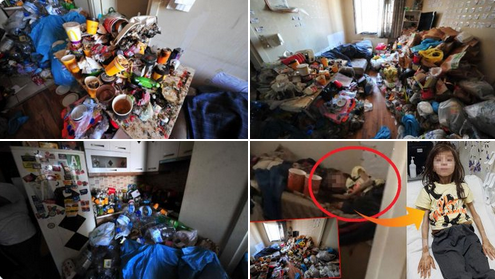 Boşaltılmak istenen çöp evde 1 yıldır odaya kilitli çocuk baygın bulundu