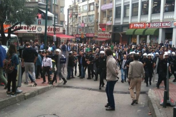 Bursa'da eyleme polis müdahalesi!