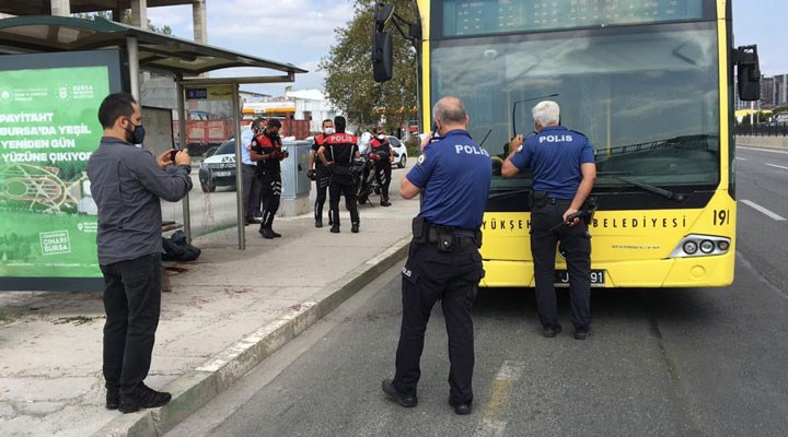 Bursa'da halk otobüsü şoförü, maske takmayan yolcuyu bıçakladı