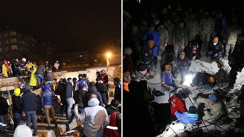 Büyük yıkımdan 22 saat sonra Diyarbakır'da 2, Şanlıurfa'da ise 1 kişi kurtarıldı