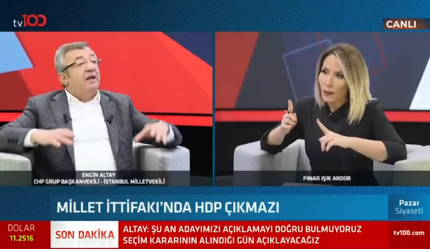 CHP'li Altay: HDP 6 milyon oy almış, en az AK Parti kadar, MHP kadar legaldir
