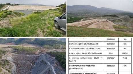 CHP’li vekillerden Erdoğan’a: Bunlar baraj değil gölet