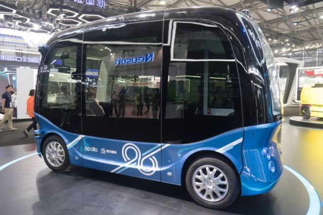 Çin'de sürücüsüz otobüslerin seri üretimine başlandı