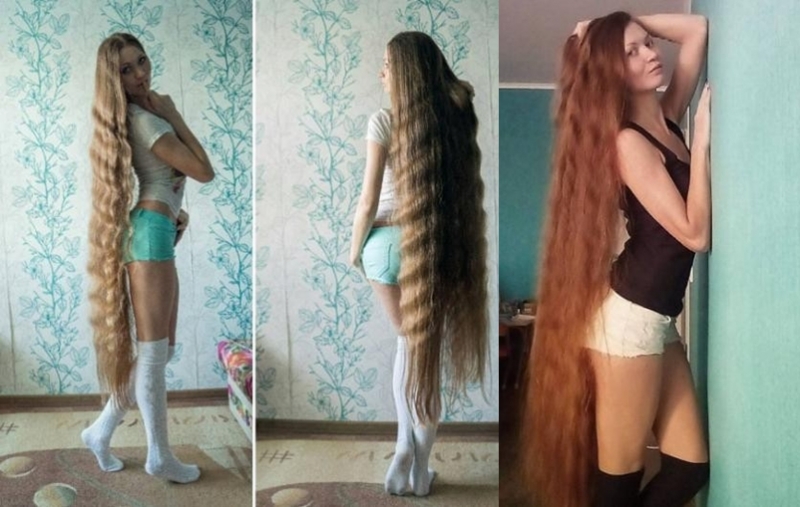 Dashik Gubonova 13 yıldır saçlarını kesmiyor!
