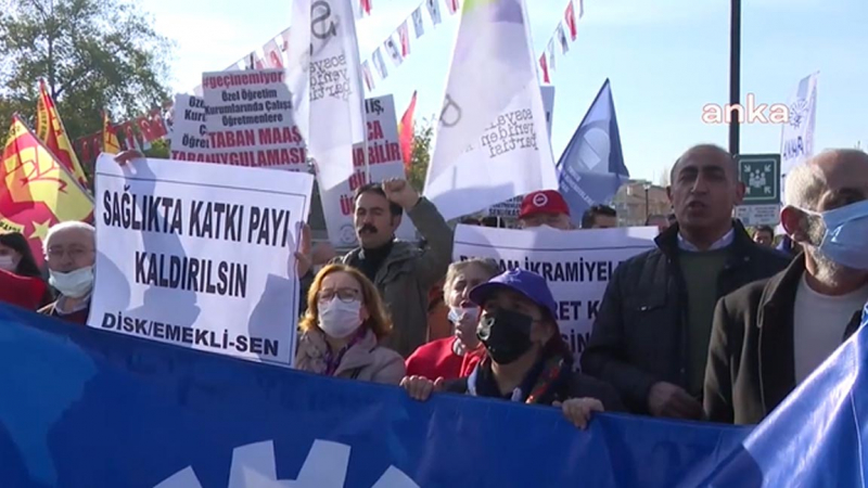 DİSK, KESK, TMMOB ve TTB’den Ankara’da miting: “Geçinemiyoruz