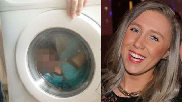 Down sendromlu oğlunu çamaşır makinesine attı!