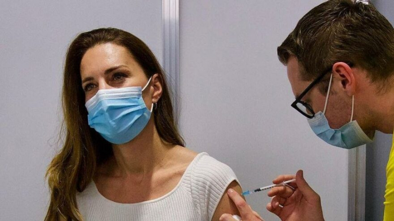Düşes Kate Middleton, koronavirüs aşısı oldu