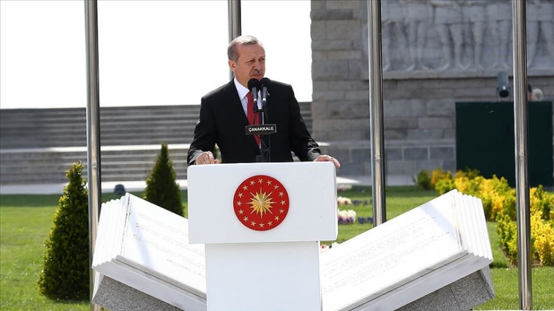 Erdoğan: Çanakkale'yi ruhunun derinliklerinde yaşatmayan kimsenin bu ülke ile ilgili tek cümle kurmaya hakkı yoktur