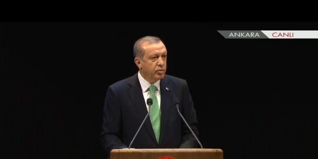 Erdoğan: Gelen tehditleri yerinde durdurmak için Suriye'deyiz