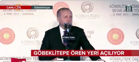 Erdoğan: Göbeklitepe insanlık tarihinin yeniden yazılmasını gerektirecek derecede önemli bir yerdir 