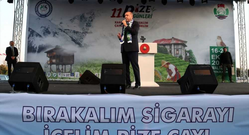Erdoğan: İnanın sigara haramdır, Diyanet İşleri Başkanımız da söyledi