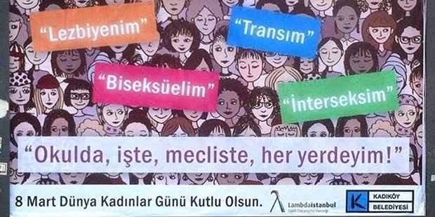 Erdoğan'dan LGBTİ afişi yorumu: Kadınlara hakaret eden bu zihniyet kadın düşmanıdır!