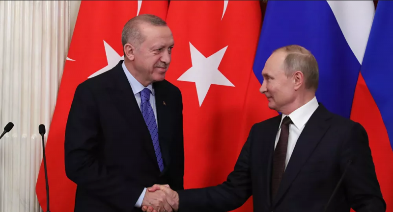 Erdoğan, Putin ile Filistin'i konuştu