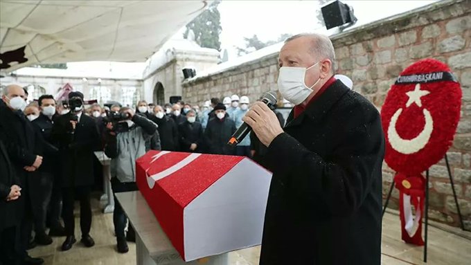 Erdoğan, Topbaş'ın cenazesinde konuştu: Orada da çok değerli arkadaşları olacak