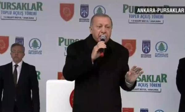 Erdoğan'dan kendisine seslenen vatandaşa: Hanımefendi çok ayıp, konuşmam bitsin gelsin konuşursun